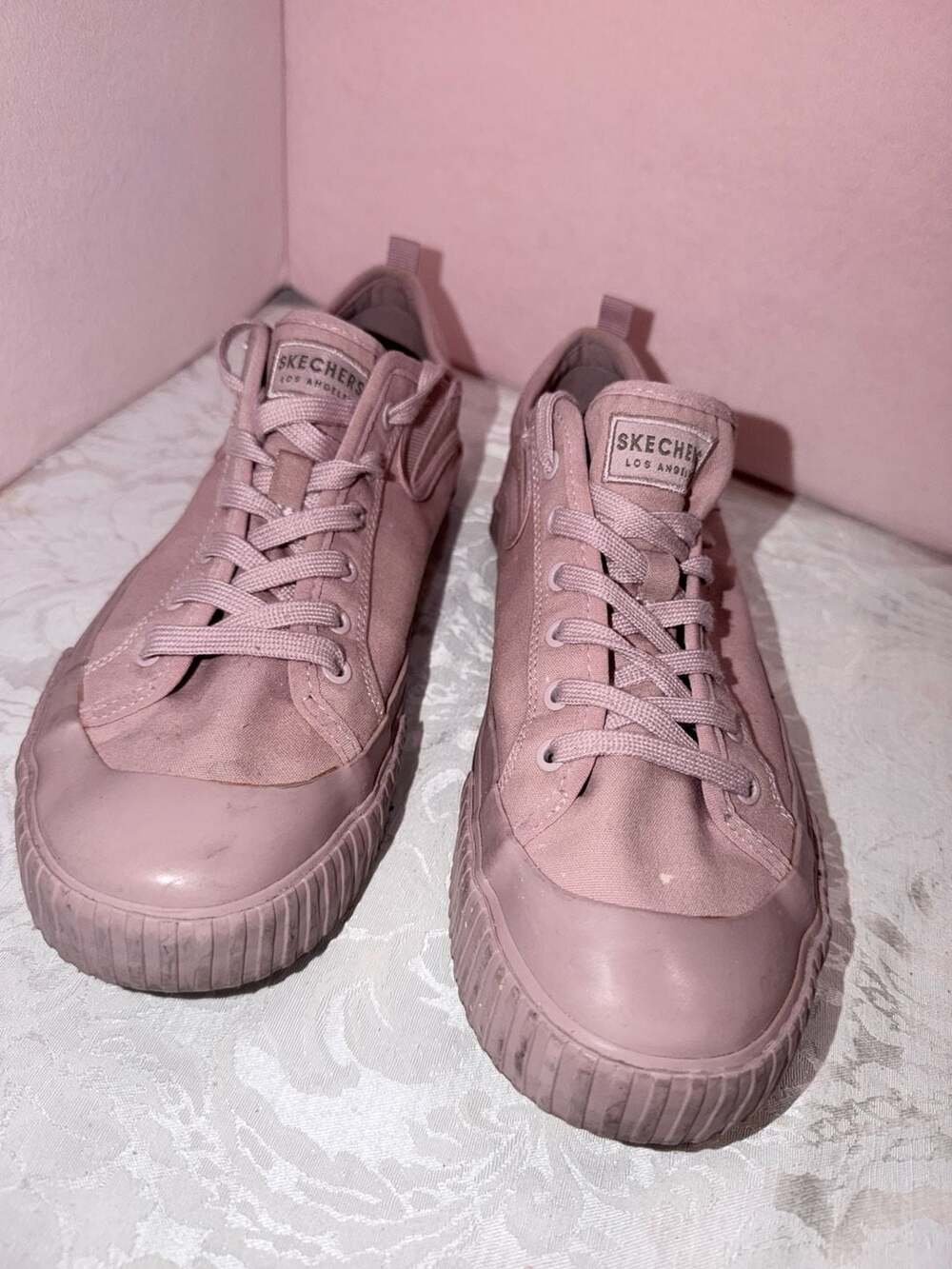 Skechers Los Angeles Street Sneaker Mauve Pink Women's Size 10 (SN 155388)